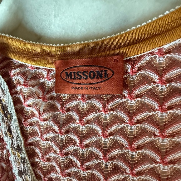 Missoni light weight cotton blend multi colored cardigan - Picture 4 of 11